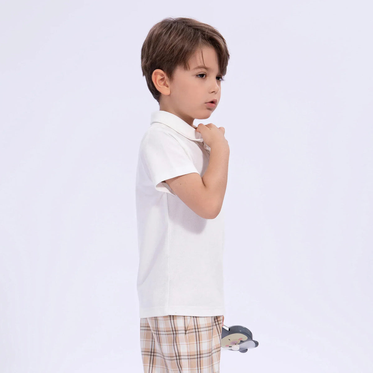 Embroidery Uniform Polo Shirt for Boys Image