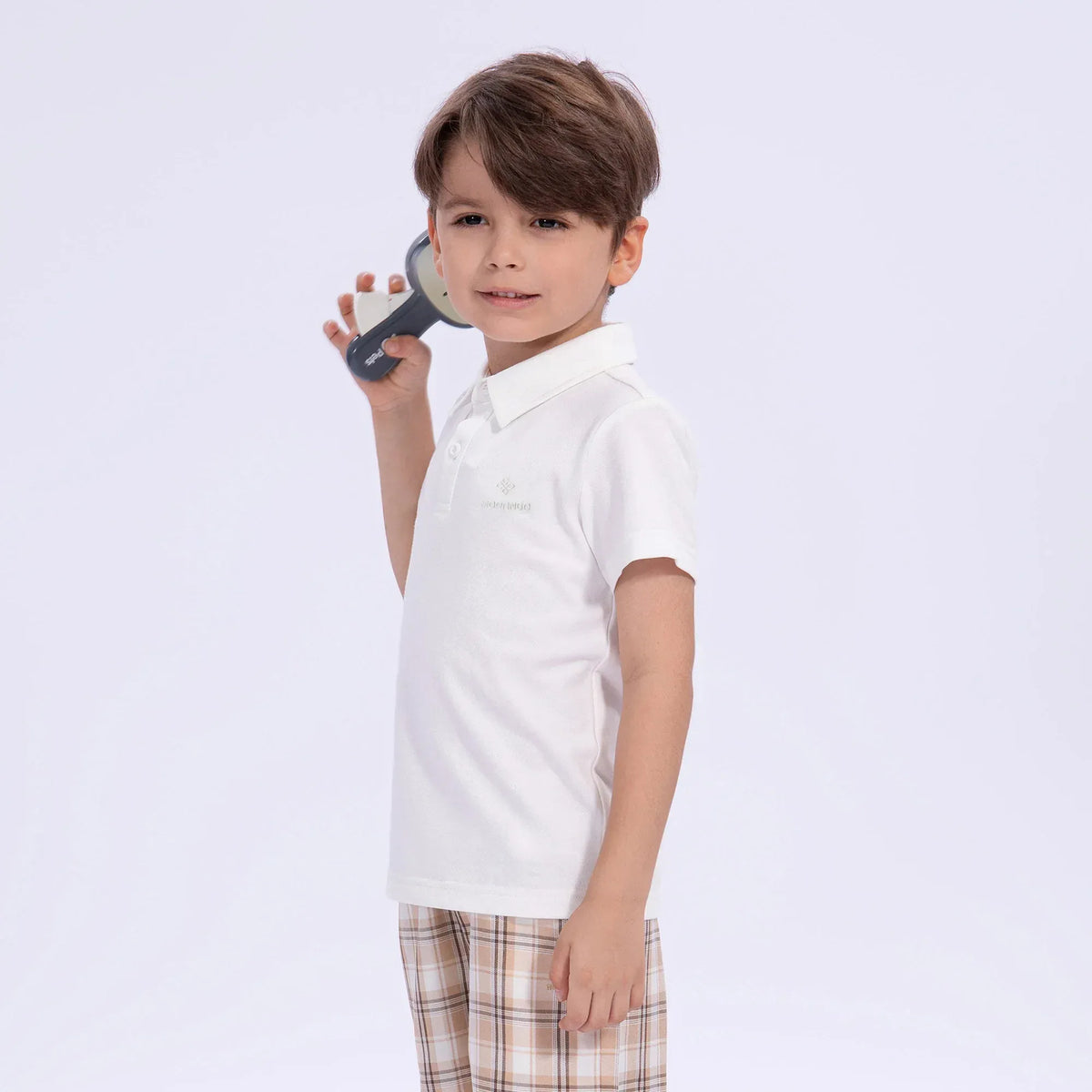 Embroidery Uniform Polo Shirt for Boys Image