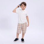 Checked Uniform Shorts for Boys Image