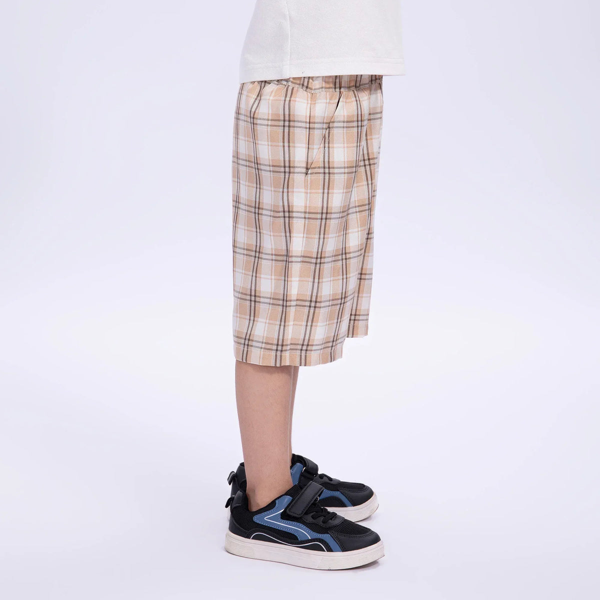 Checked Uniform Shorts for Boys Image