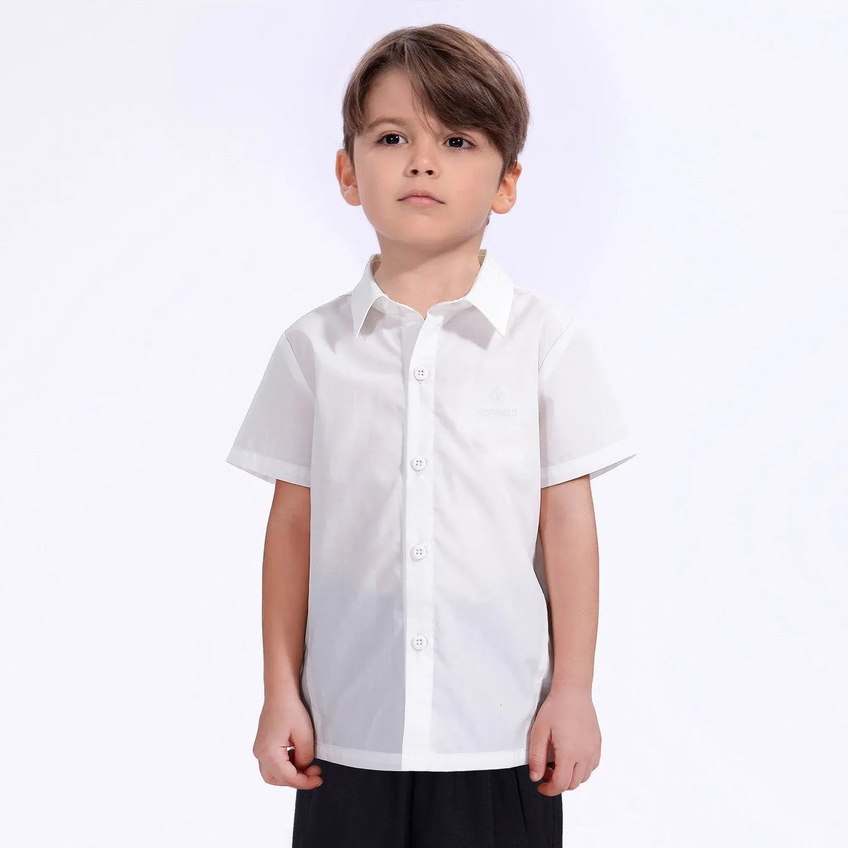 Embroidery Uniform Shirt for Boys Image