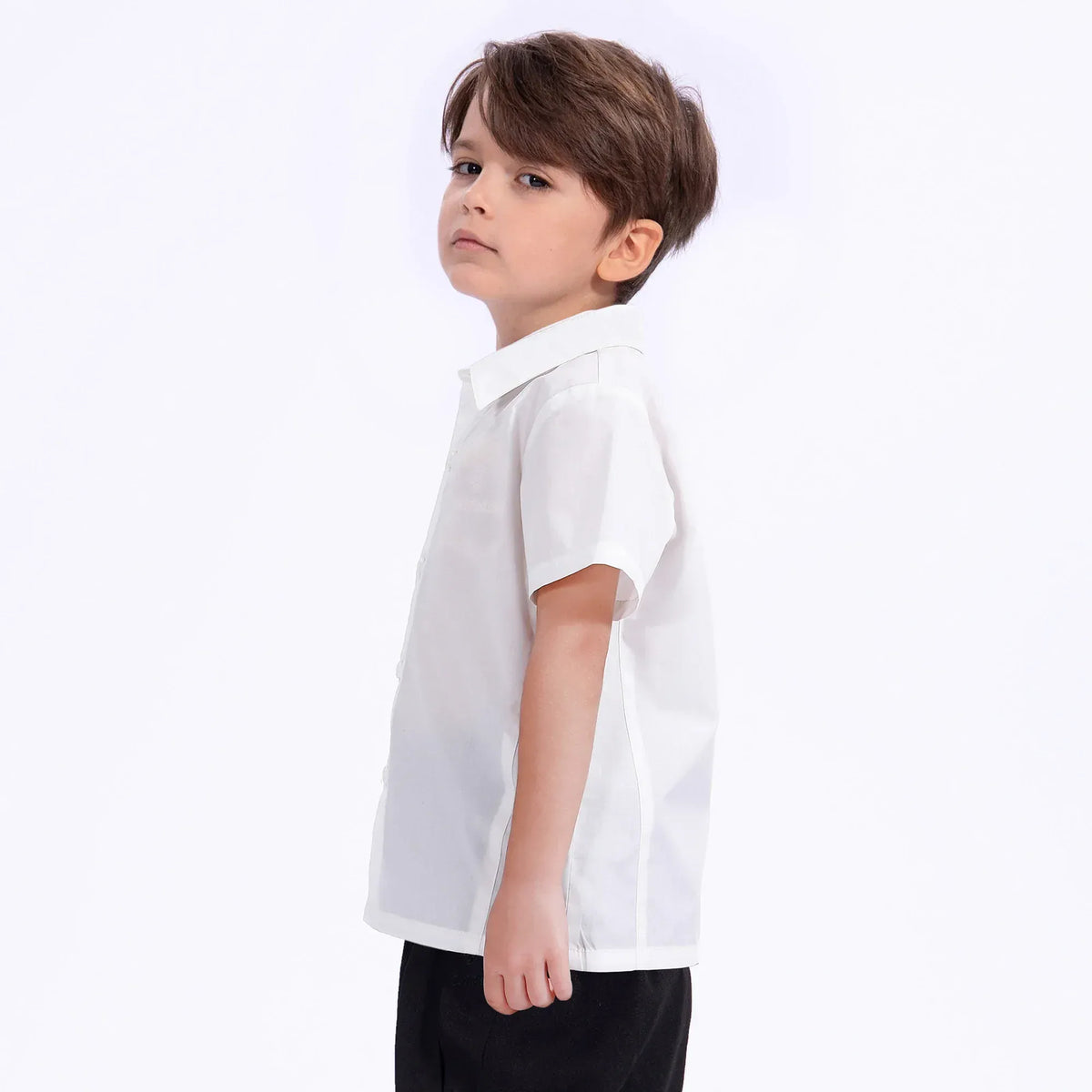 Embroidery Uniform Shirt for Boys Image