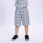 Checked Uniform Shorts for Boys Image