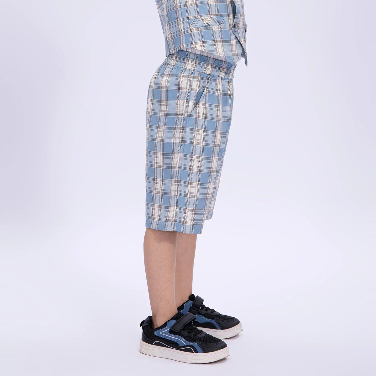 Checked Uniform Shorts for Boys Image
