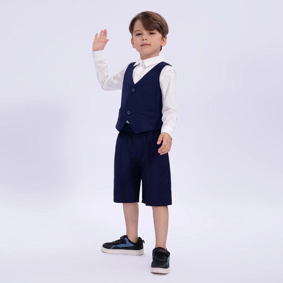 Embroidery Uniform Waistcoat for Boys Image