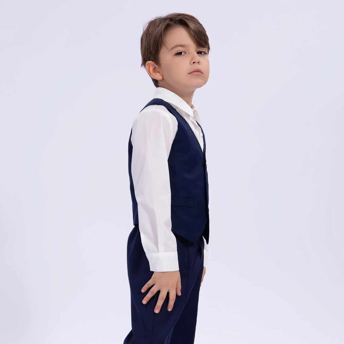 Embroidery Uniform Waistcoat for Boys Image