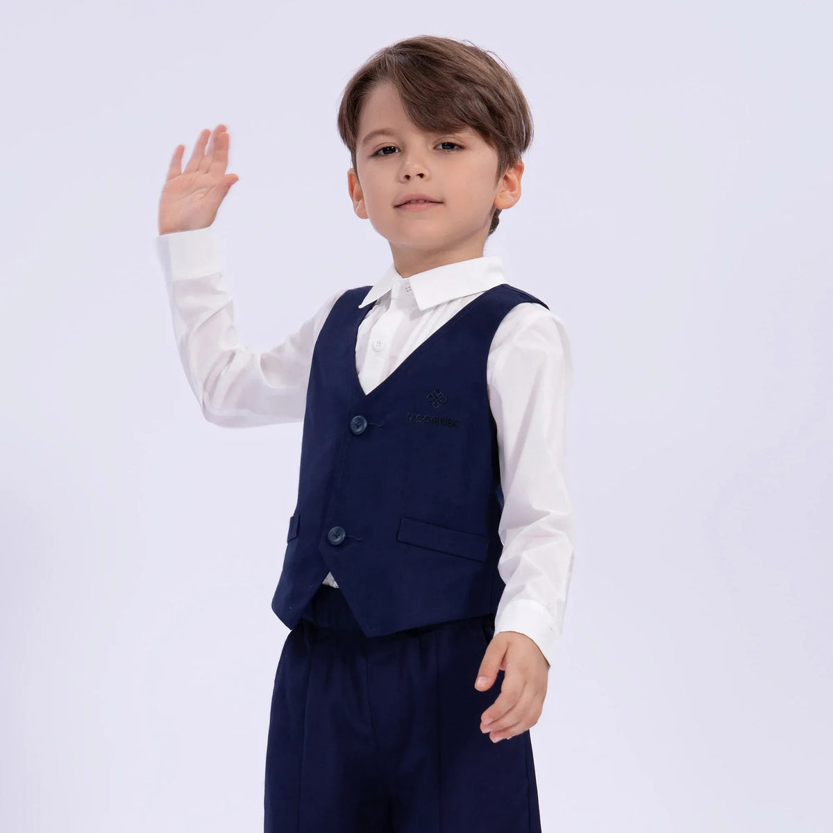 Embroidery Uniform Waistcoat for Boys Image