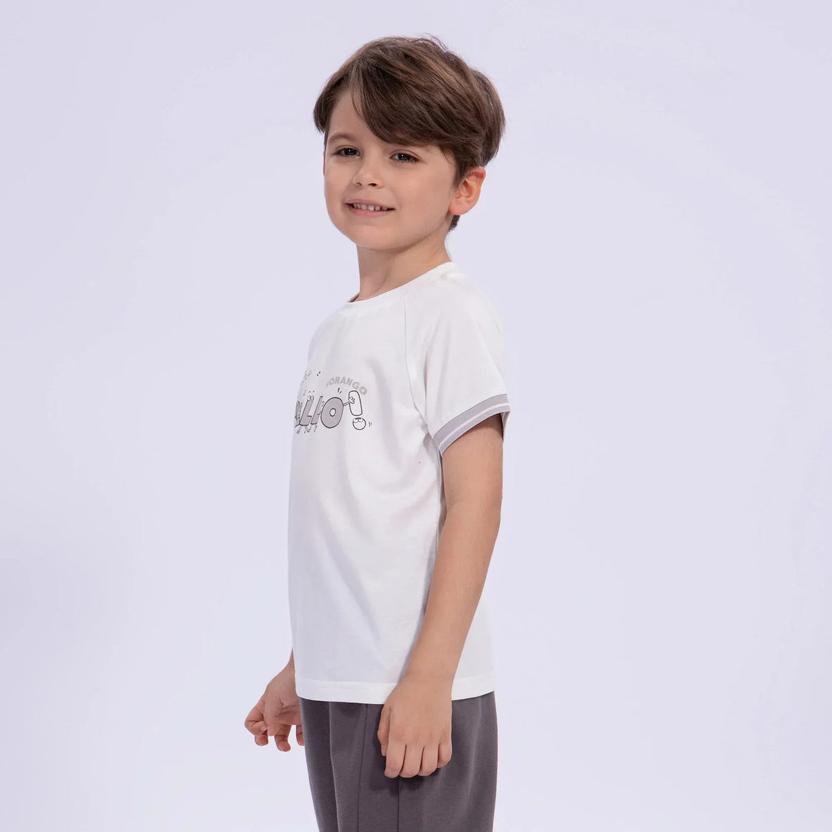 Printed School Sport T-Shirt for Boys Image