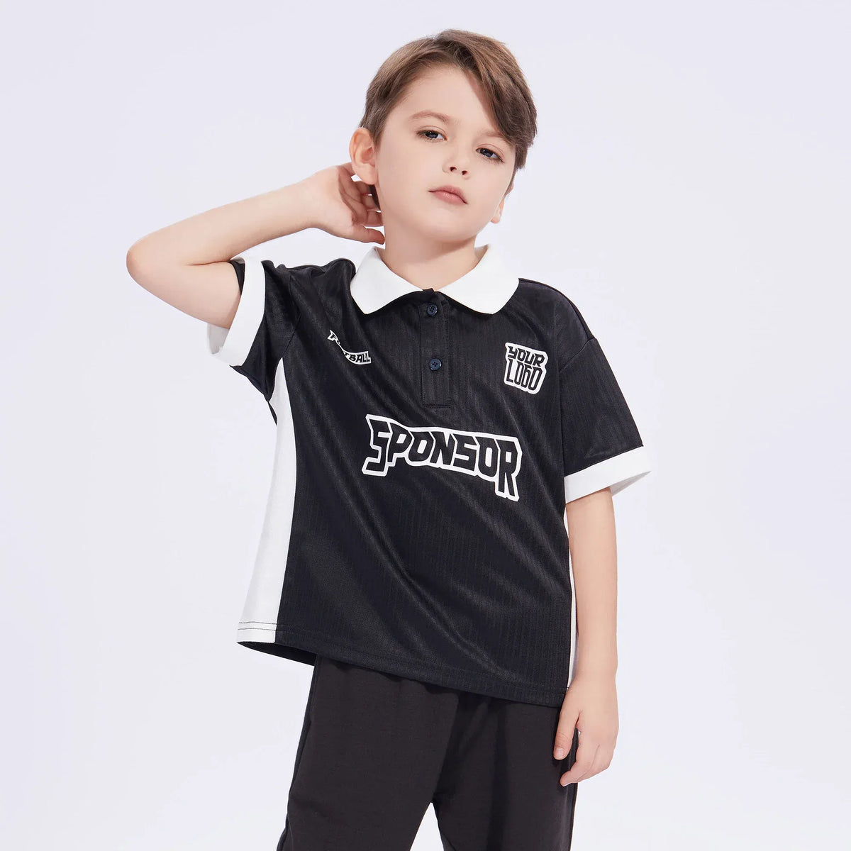 Printed Sport Polo Shirt for Boys Image