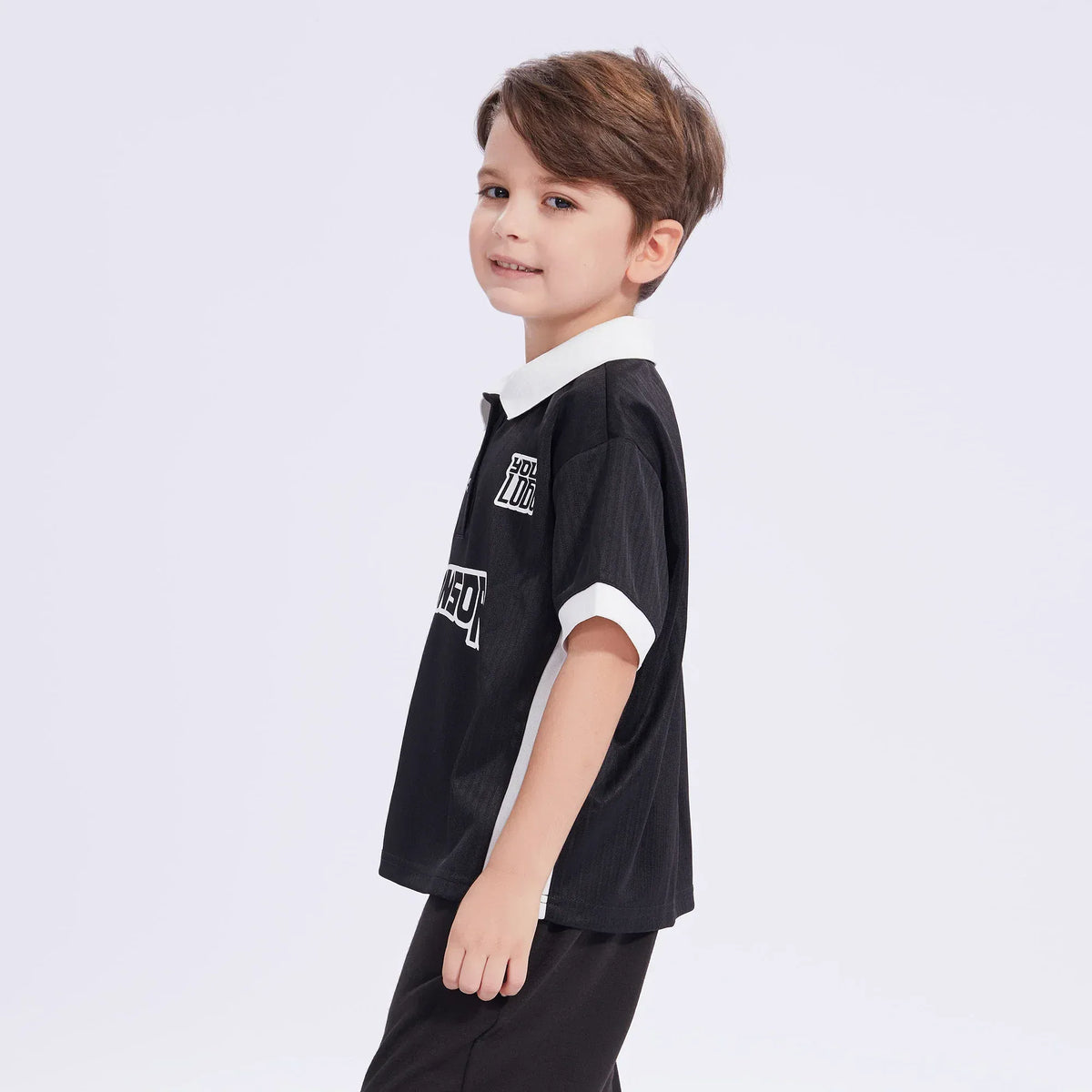 Printed Sport Polo Shirt for Boys Image