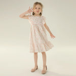 Floral Street Look Sleeveless Dress For Girls