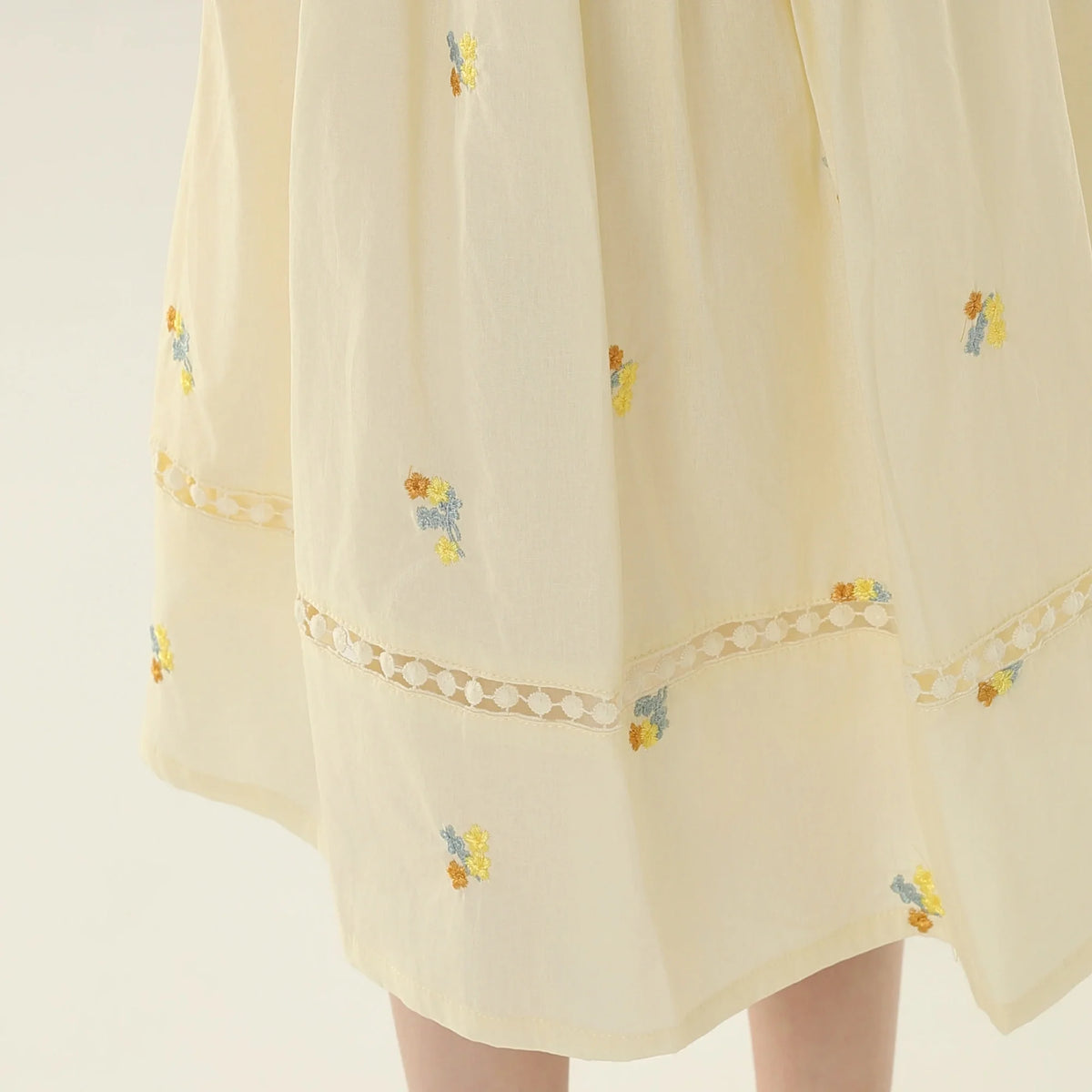 Floral Street Look Puff Sleeve Dress For Girls