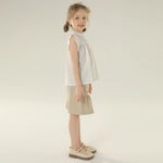 قميص جاكار بأكمام واسعة للبنات