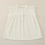 قميص جاكار بأكمام واسعة للبنات