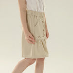 شورت كاجوال مزين بنمط الزهور للبنات