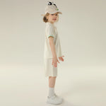 Printed Sport Basic Sleeve Polo Shirt For Girls