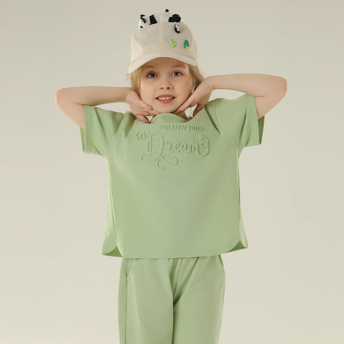 Printed Sport Basic Sleeve T.Shirt For Girls