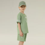 Printed Sport Basic Sleeve T.Shirt For Boys