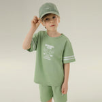 Printed Sport Basic Sleeve T.Shirt For Boys
