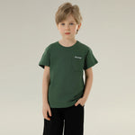 تيشيرت مطرز بأكمام طويلة بتصميم عصري للأولاد