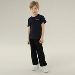 تيشيرت مطرز بأكمام طويلة بتصميم عصري للأولاد