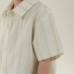 قميص مخطط بأكمام طويلة للأولاد