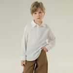 قميص بأكمام قصيرة بتصميم كلاسيك للأولاد