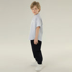 قميص مخطط بأكمام طويلة للأولاد