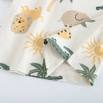 تيشيرت مزين بطباعة للأولاد المواليد