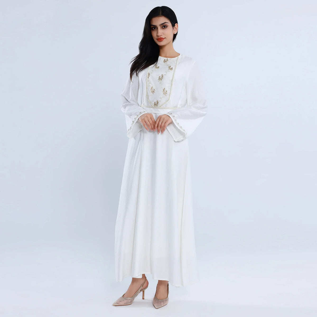 Arabic Floral Galabia for Women