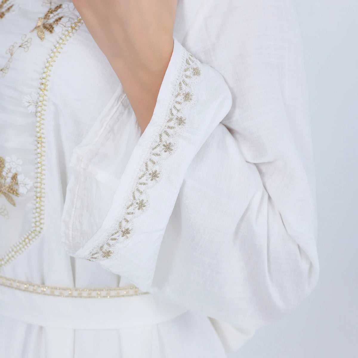 Arabic Floral Galabia for Women