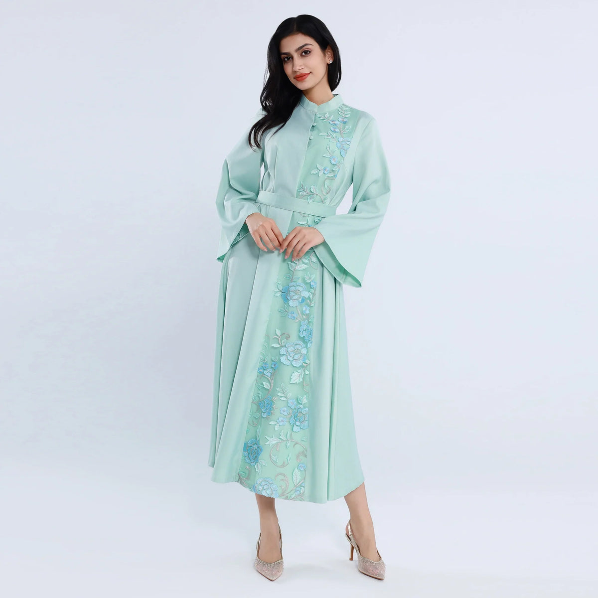 Arabic Floral Galabia for Women