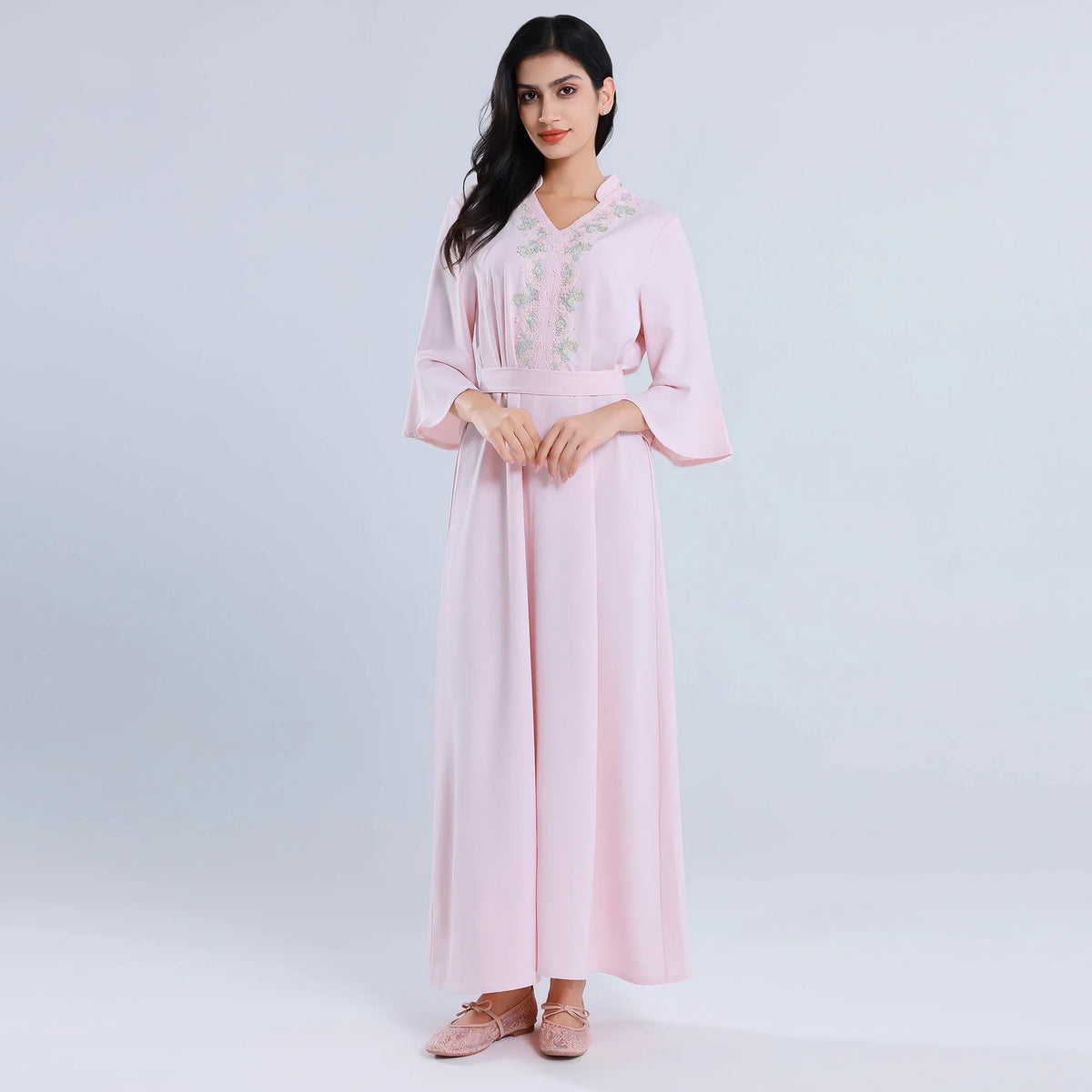 Arabic Floral Galabia for Women