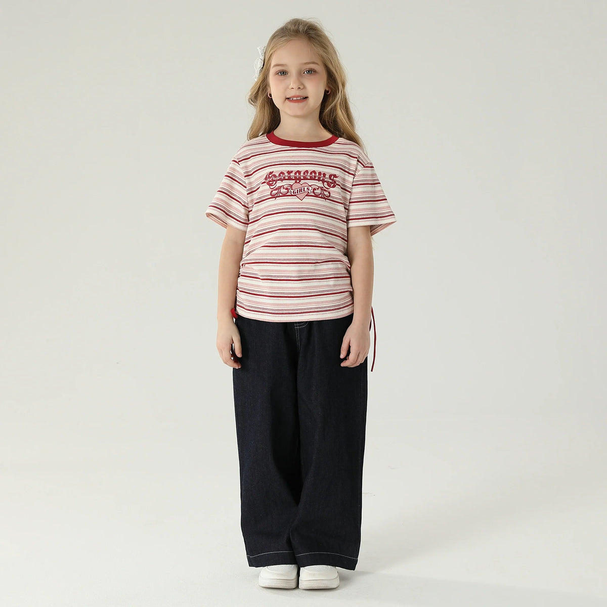 تيشيرت مخطط للبنات