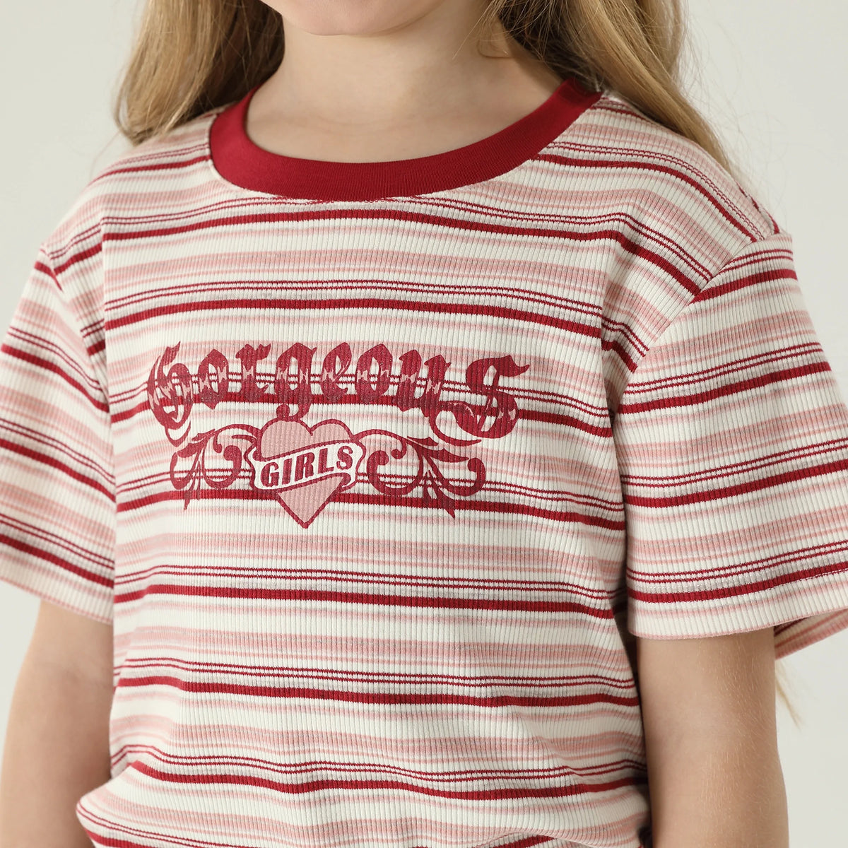 تيشيرت مخطط للبنات