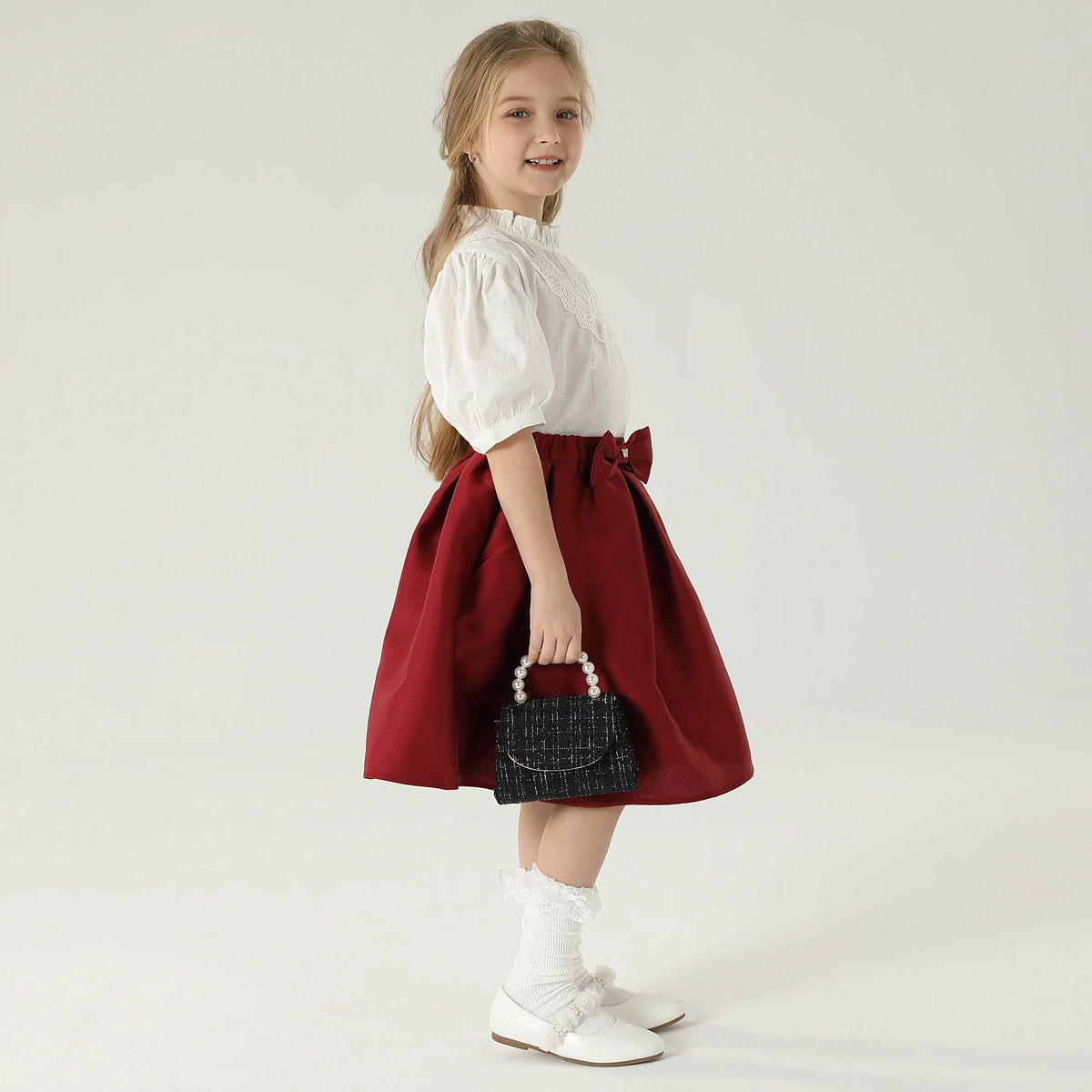 Jacquard Blouse For Girls