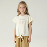 تيشيرت مزين بكتابة للبنات