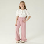 قميص بنمط الزهور للبنات