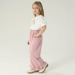 قميص بنمط الزهور للبنات