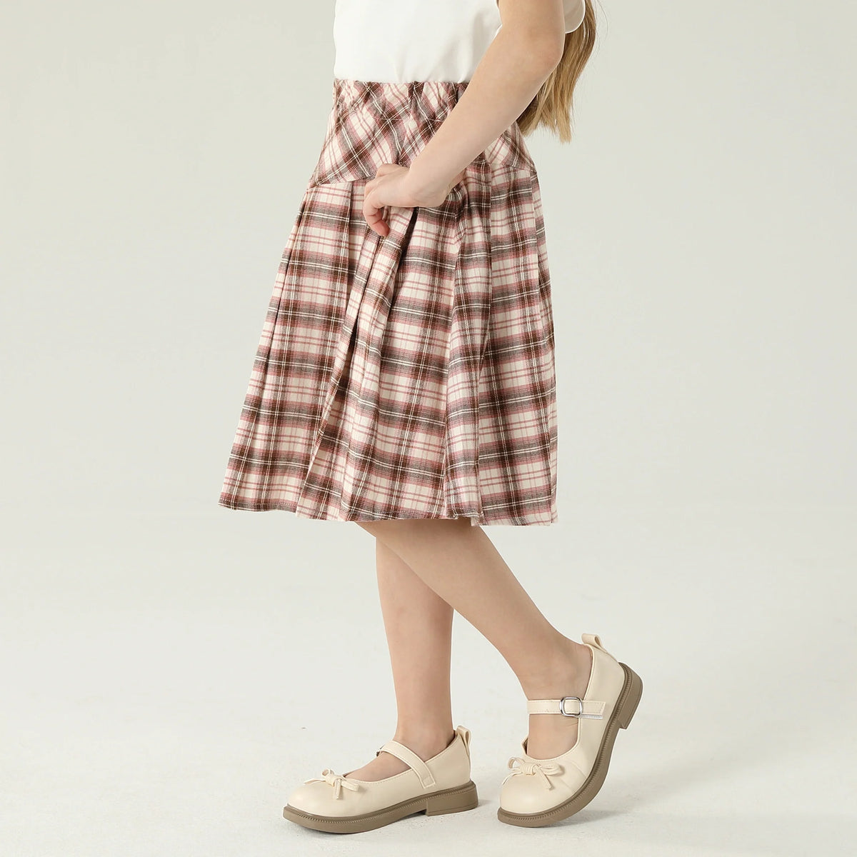 Checked Skirt For Girls