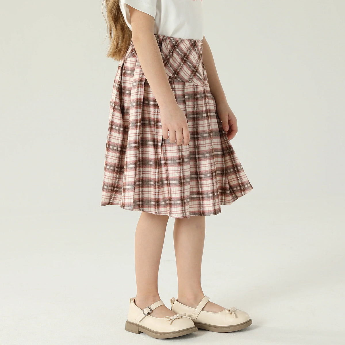 Checked Skirt For Girls