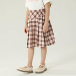 Checked Skirt For Girls