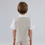 Striped Waistcoat For Boys