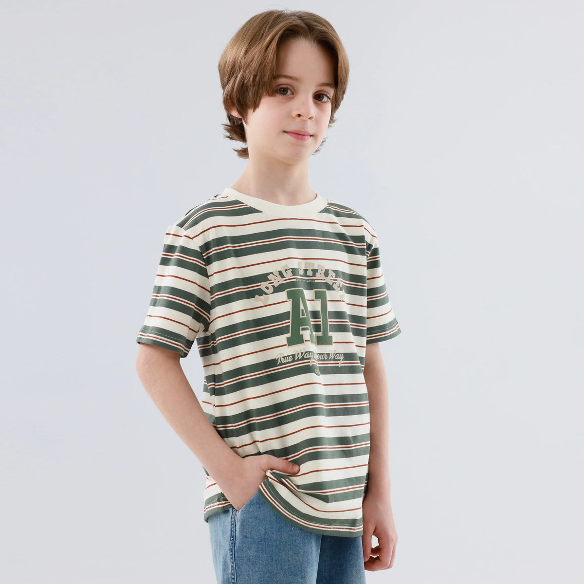 تيشيرت مخطط للأولاد