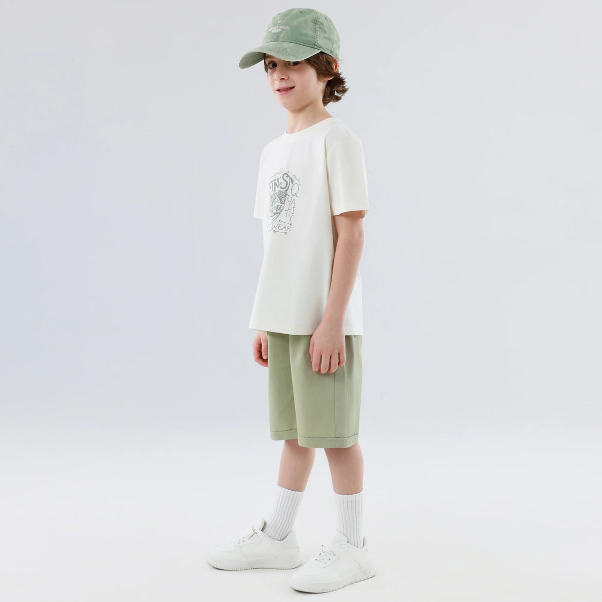 تيشيرت مزين مميز بطباعة للأولاد