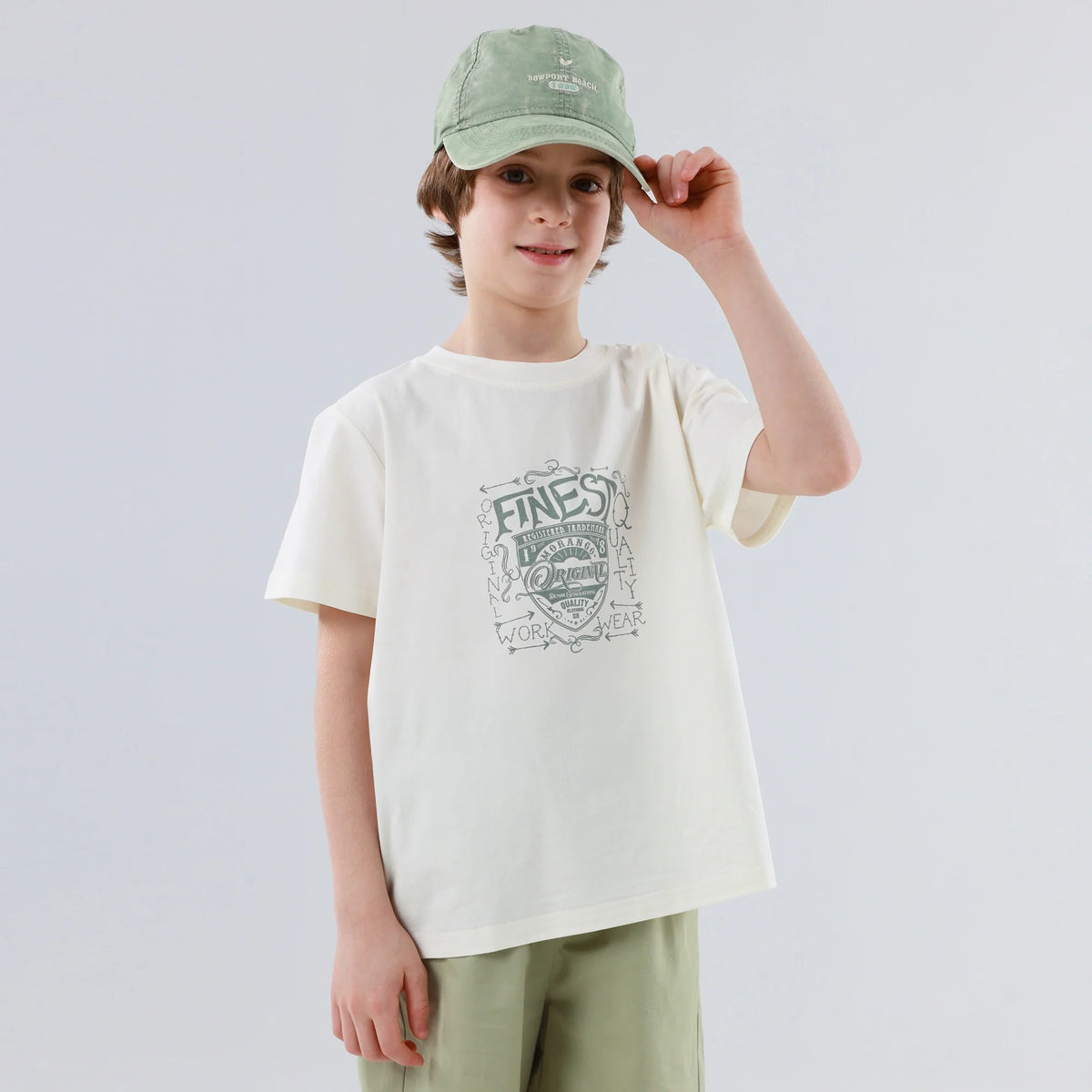 تيشيرت مزين مميز بطباعة للأولاد