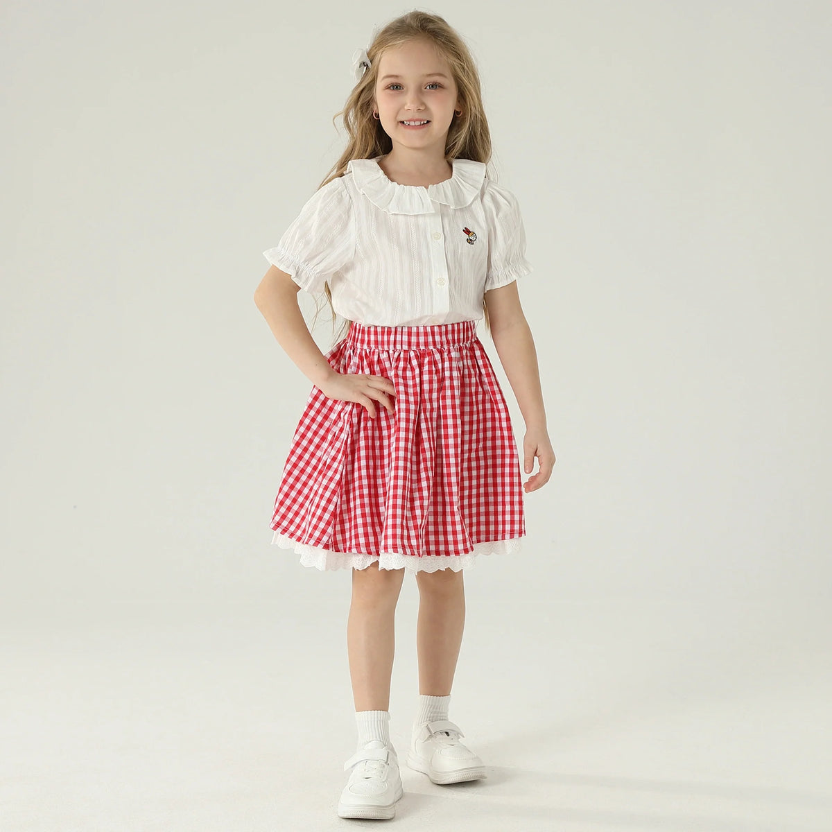 قميص جاكار للبنات