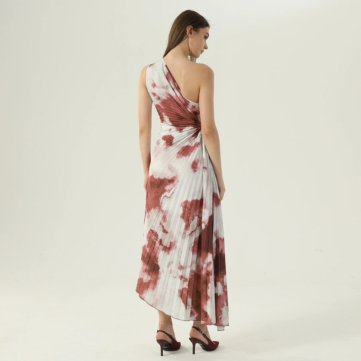 فستان مزين بطباعة للنساء