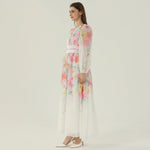 فستان بنمط الزهور للنساء