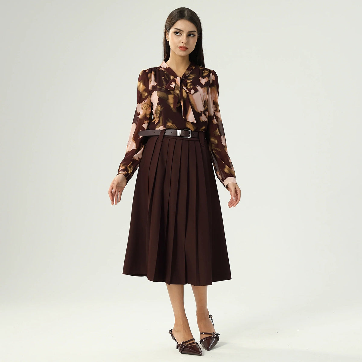 بلوزة مطبوعة للنساء